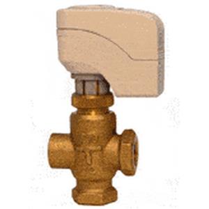 1/2" 3-Way Globe Valve (Powermite 599 - MZ Series), Chilled Water Hot Water Up to 50% Glycol / 35°F to 250°F, CV 2.5