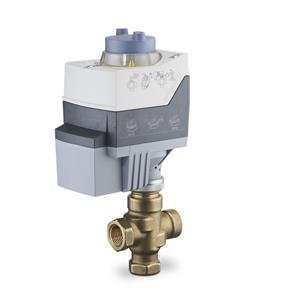1/2" 3-Way Globe Valve (Powermite 599 - MT Series), Chilled Water Hot Water Up to 50% Glycol / 35°F to 250°F, CV 2.5