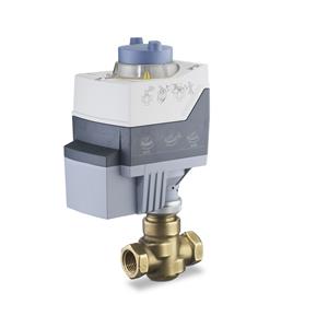 3/4" 2-Way Globe Valve, Water Up To 50% Glycol 15# Steam, CV 6.3, 24 VAC/VDC, On/Off & Floating Point, Spring Return,