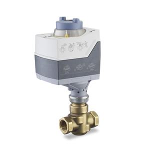 1/2" 2-Way Globe Valve, Water Up To 50% Glycol 15# Steam, CV 1.6, 24 VAC/VDC, Proportional [0 to 10 VDC or 4 to 20 mA]