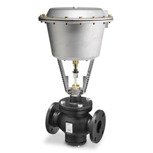 Flowrite 599 Series Valve Assembly features a 12-inch pneumatic actuator with factory-mounted positioner 3/4-inch stro