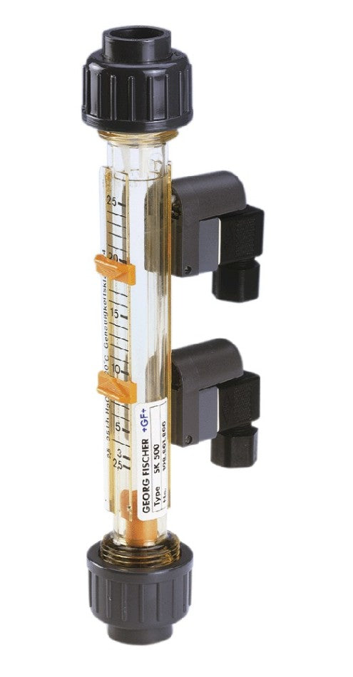 Variable area flow meter short version type 123, d: 20(mm), DN: 15(mm), Size: 1?2(inch), Scale range: 8,0 - 80,0(l?h), Type: SK 600