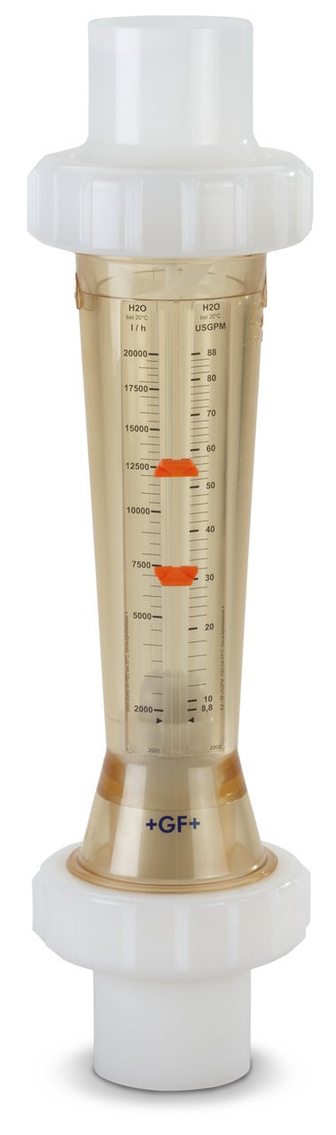 Variable Area Flow Meter, d: 75(mm), DN: 65(mm), Size: 2 1?2(inch), Scale range: 3000 - 29000(l?h), Scale range: 13,2 - 127,7(gal?min)