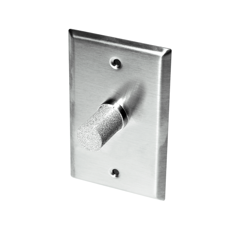 Wall Plate Humidity & Temperature Sensor , 0..5 VDC, 14" Etched Teflon Colored Leads , 430 Stainless Steel Wall Plate, C