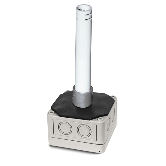 Duct Humidity/Temperature Transmitter, CE RoHS2 WEEE, RH Outputs: 0-5 0-10 VDC & 4-20mA (Default), 10 Sec Response Time,