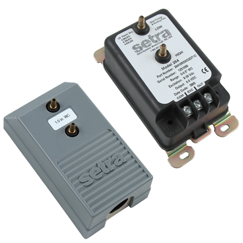 Transmisor de Presión Diferencial, Aire, Gases, Sin Display, Rango 0 a 100Pa, Salida 0-5Vdc