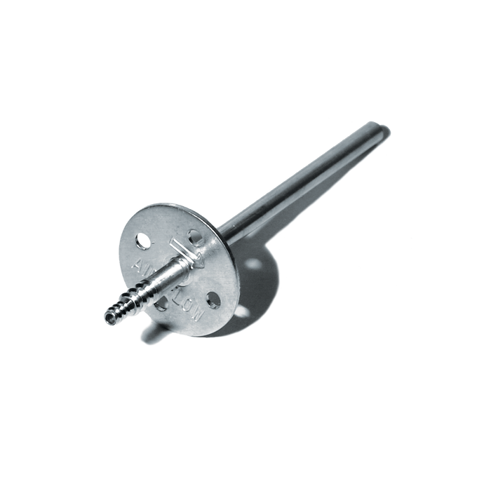 Pitot Tube, Static, 8.0" Length, Flat Tip, Aluminum, 1 Sensing Point