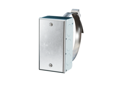 Transmitter w/ 100 Ohm RTD (NIST Cert), Strap On, Galvanized Enclosure, 4-20mA Output