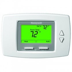 Suitepro Digital Fan Coil Thermostat, 2 Or 4 Pipe Fan Coil, Manual/Auto Heat-Cool Changeover, 3 Speed Fan, 24 Vac, 50F