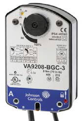 Actuador Johnson Controls para Válvula, Alimentación 24Vac, Control 0-10Vdc, 2-10Vdc, Torque  70 in-lb