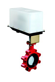 Válvula de Mariposa Johnson Controls, 2 Vías, 4in, Actuador 24Vac, 24Vdc, Control Punto Flotante