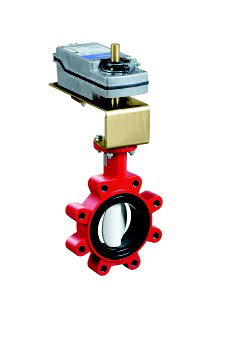 Válvula de Mariposa Johnson Controls, 2 Vías, 2in, Actuador 24Vac, 24Vdc, Control On/Off