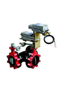 Válvula de Mariposa Johnson Controls, 3 Vías, 2in, Actuador 24Vac, 24Vdc, Control On/Off