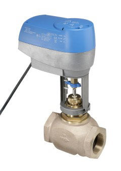 Válvula de Globo Johnson Controls, 2 Vías, 1in, Actuador 24Vac, Control On/Off, Punto Flotante, 0-10Vdc, 2-10Vdc