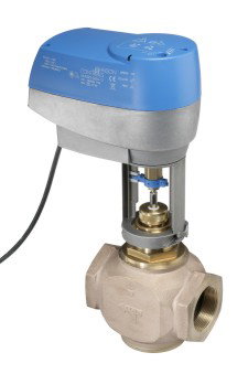Válvula de Globo Johnson Controls, 2 Vías, 1in, Actuador 24Vac, Control On/Off, Punto Flotante, 0-10Vdc, 2-10Vdc