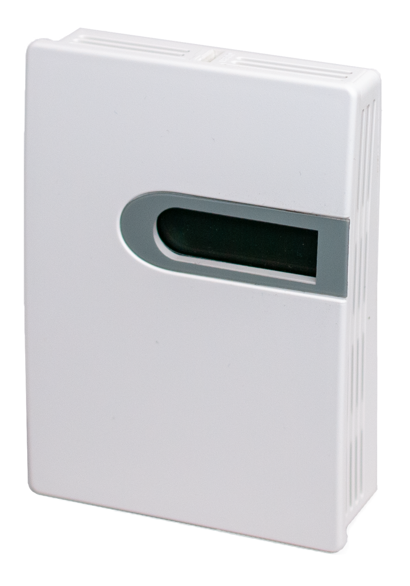 Air Quality Sensor (VOC), Wall Mount, 16..28 VAC/16..35 VDC, 0..1000 ppb TVOC (Isobutene), 4 to 20 mA/Modbus RTU Output,