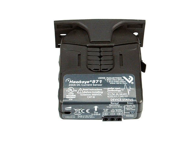 Current Sensor,  DC, Split,  0-200A, Pulse Reset, Bi-Directional