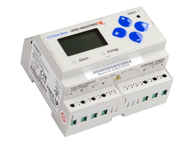 DIN Energy Meter, LON FT-10, Logging, 2 Pulse In