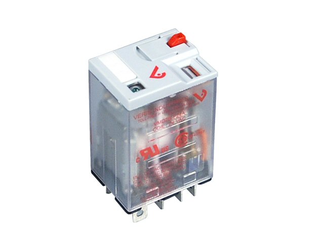 15A DPDT Socket/DIN relay, Full, 120VAC