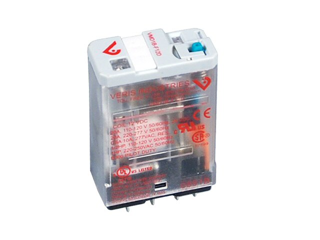 15A SPDT Socket/DIN relay, Full, 120VAC