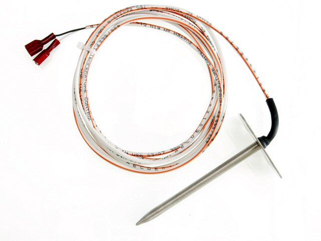 Temp Sensor, VAV, 8in SS Prb w/Plt, 20K NTC, 10Ft