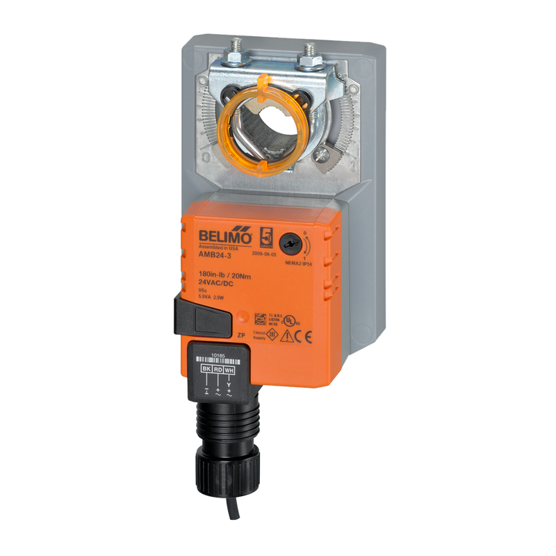 (Obsoleto) AMX24-MFT95-X1 - Belimo Valve Actuator, 0-135ohms, 24Vac, 24Vdc
