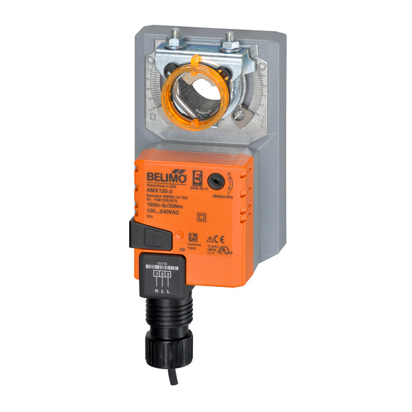 AMX120-3 - Belimo Actuador de Damper, On/Off, Flotante, 120Vac, 240Vac