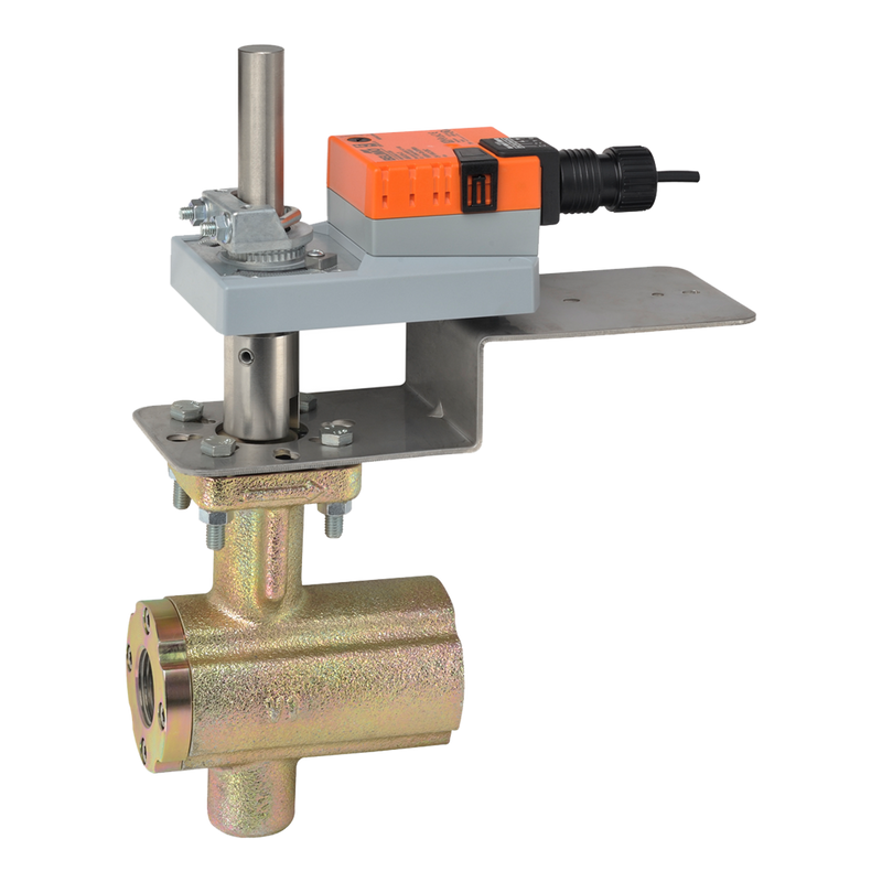 B2150VB-055+AMB24-3-X1 - Valvula de Bola Belimo, 2 Vías, 1 1/2in, On/Off, Flotante, 24Vac, 24Vdc