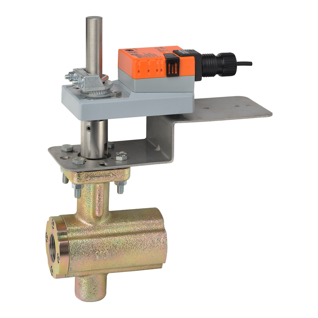 F750HD+AMX24-MFT-X1: 3-WAY BUTTERFLY MODULATING NON SPRING RETURN 200 PSI CLOSEOFF main image 0