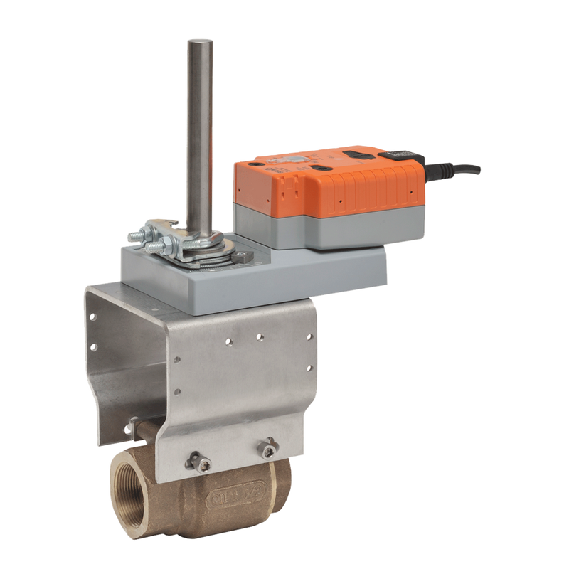 B249VS+GKX24-MFT-X1 - Valvula de Bola Belimo, 2 Vías, 2in, 2-10Vdc, On/Off, Flotante, 4-20mA, PWM, 24Vac, 24Vdc