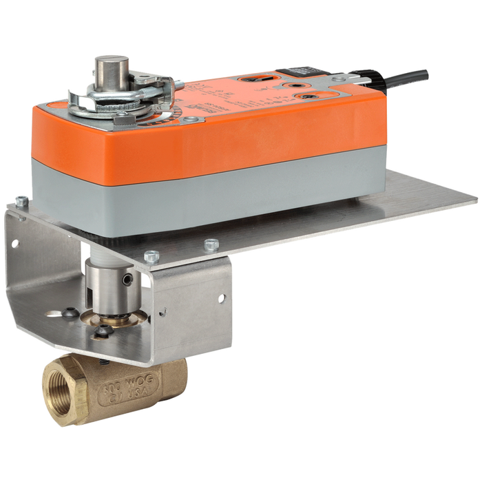 B225VS+AFX24-MFT-X1 - Valvula de Bola Belimo, 2 Vías, 1in, 2-10Vdc, On/Off, Flotante, 4-20mA, PWM, 24Vac, 24Vdc