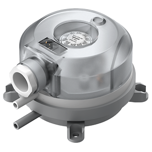 Beck Switch Ajustable de Presión Diferencial, 0.08 a 1.2" WC, Perilla para Ajuste en Campo