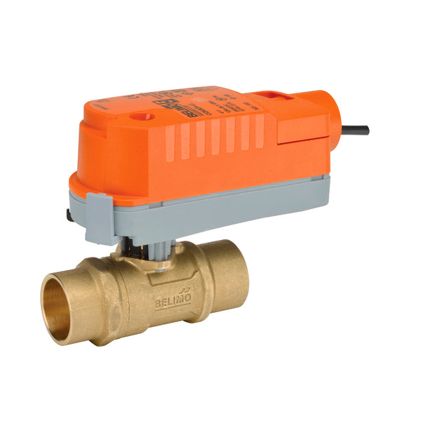 Z2050QS-F+CQKXUP - ZoneTight Válvula de Zona Belimo, 2 Vias, 1/2in, On/Off, 120Vac, 240Vac, 120Vdc, 240Vdc