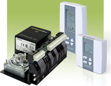 Controlador VAV, 4 Triacs, Indep/Presión, Realimentación, P/Caja con Ventilador, BACnet MSTP & Modbus RTU