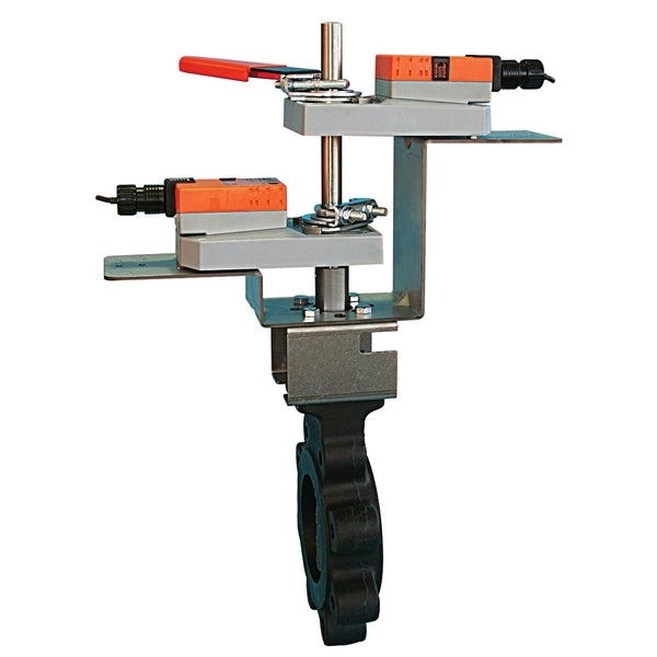 F6100-150SHP+2*GKX24-MFT-X1 - Valvula de Mariposa Belimo, 2 Vias, 4in, 2-10Vdc, On/Off, Flotante, 4-20mA, PWM, 24Vac, 24Vdc