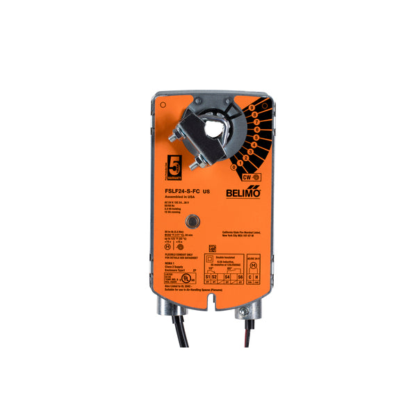 FSLF24-S-FC US - Belimo Actuador para Sistema Contra Incendio, On/Off, 24Vac, 24Vdc