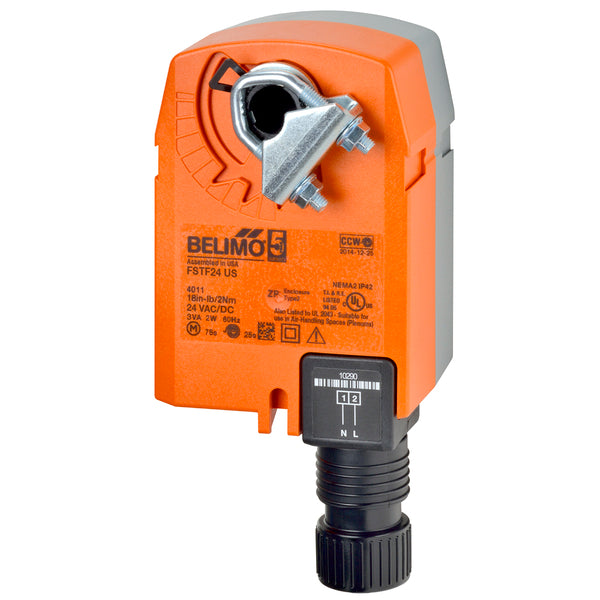 FSTF24 US - Belimo Actuador para Sistema Contra Incendio, On/Off, 24Vac, 24Vdc