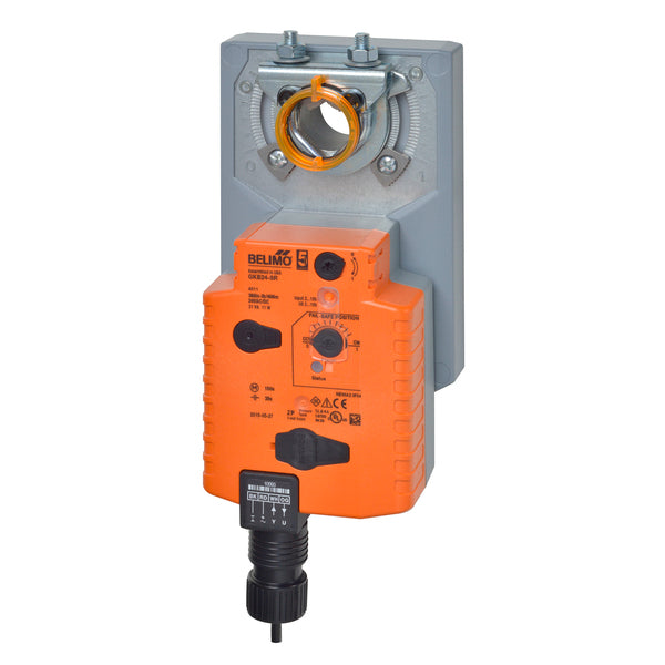 GKX24-MFT - Belimo Actuador de Damper, 2-10Vdc, On/Off, Flotante, 4-20mA, PWM, 24Vac, 24Vdc