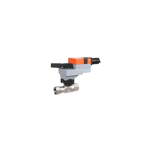 B225HT1160+LRX24-MFT - Válvula Belimo, Caracterizada, 2 Vías, 1in, 2-10Vdc, 24Vac, 24Vdc, On/Off, Flotante, 4-20mA, PWM
