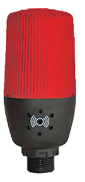 Alarma Visual y Audible, 85dB, Rojo, IP65, Para uso con Controladores LC40-42 y LC90-92
