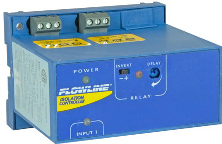 Controlador Nivel, Aplicaciones Peligrosas, 1 relay 1 sensor, Control Bombas o Válvulas con Retardo