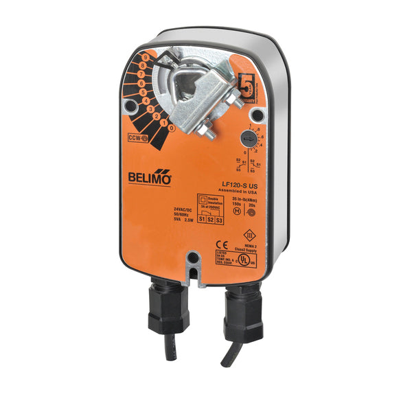 LF120-S US - Belimo Actuador de Damper, On/Off, 120Vac