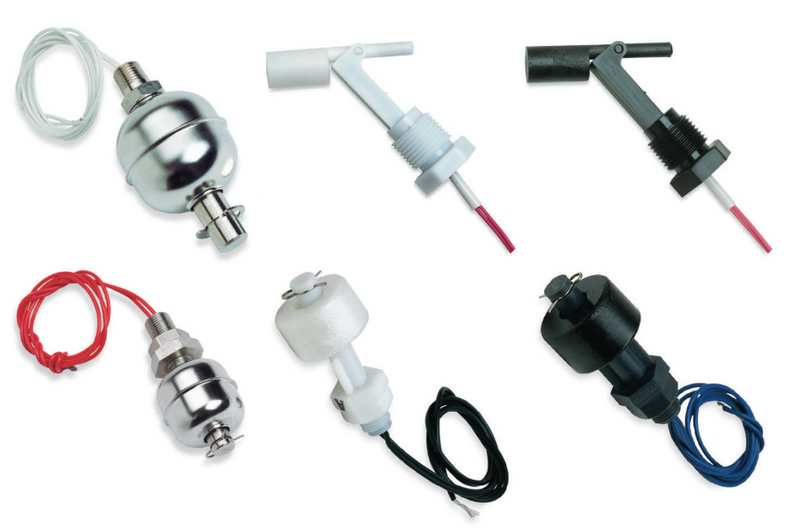 Switch Flotador, 28.4psi, Vástago PVDF/Flotador PVDF/Retenedor PVDF, Vertical
