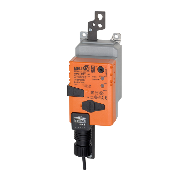 LHB24-3-200 - Belimo Actuador de Damper, On/Off, Flotante, 24Vac, 24Vdc