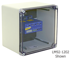 Caja NEMA para Series LC40-42 y LC90-92, Sencilla, Con Aberturas, Policarbonato