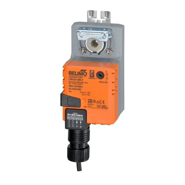 LMX24-SR-F - Belimo Actuador de Damper, 2-10Vdc, 24Vac, 24Vdc