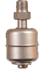 Switch Flotador Alta Temp, 300psi, Vertical, 316SS, Contacto NO o NC, Cable 2ft, NPT 1/8"