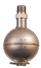 Switch Flotador Alta Temp, 500psi, Vertical, 316SS, Contacto NO o NC, Cable 2ft, NPT 1/4"