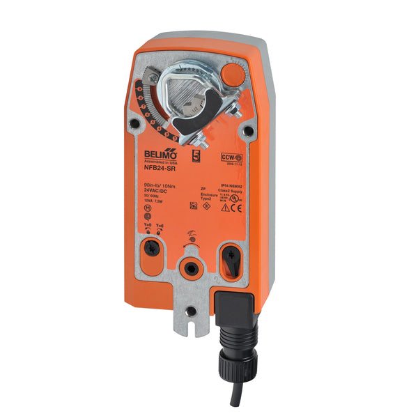 NFB24-SR - Belimo Actuador de Damper, 2-10Vdc, 24Vac, 24Vdc