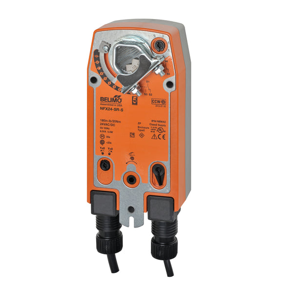 NFX24-SR-S - Belimo Actuador de Damper, 2-10Vdc, 24Vac, 24Vdc